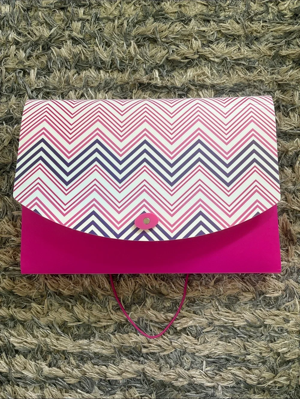 Pink, Lavender and Black Expanding File & Folder Set of 3, with Free Gifts